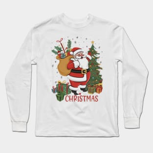 Christmas Santa Long Sleeve T-Shirt